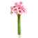pink gerberas in a vase. Voronezh