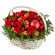 gift basket with strawberry. Voronezh