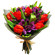 Bouquet of tulips and alstroemerias. Voronezh